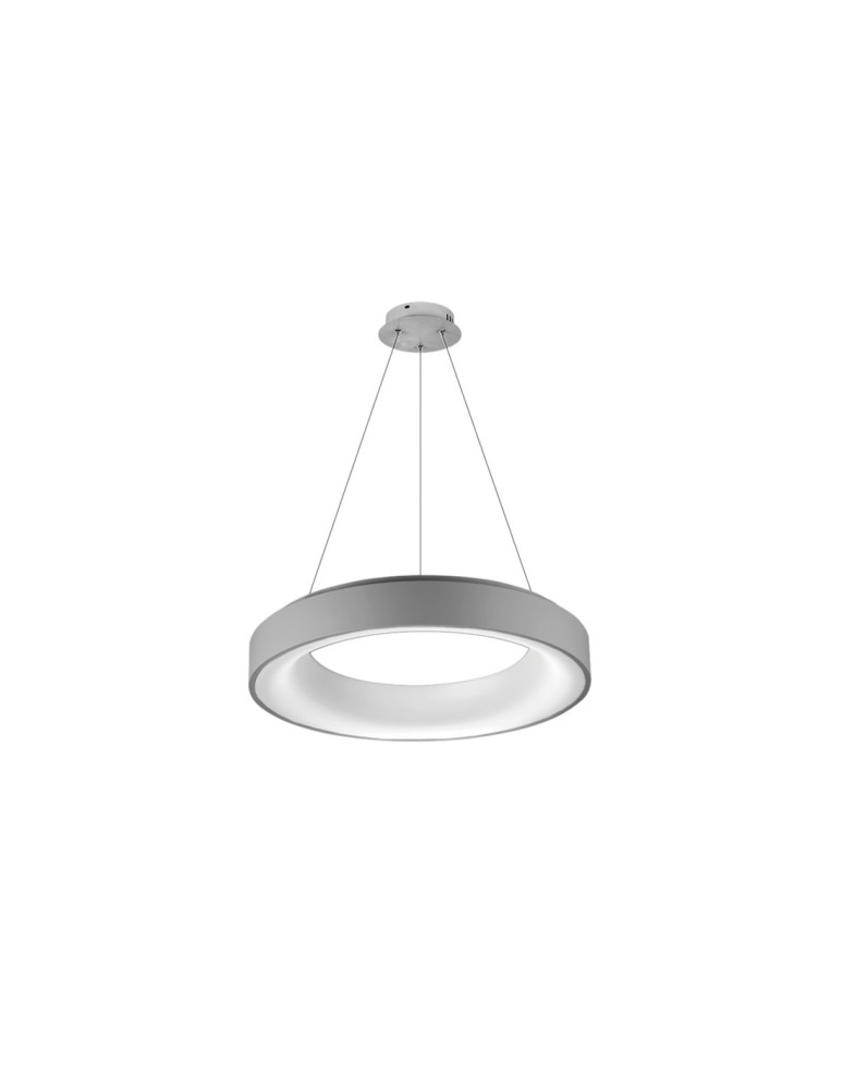 Pendant lamps with control - Azzardo SOVANA PENDANT 55 SMART LED 50W 2750lm 2700-6500K gray pendant AZ3553 - product kolory-swiatla.pl 1