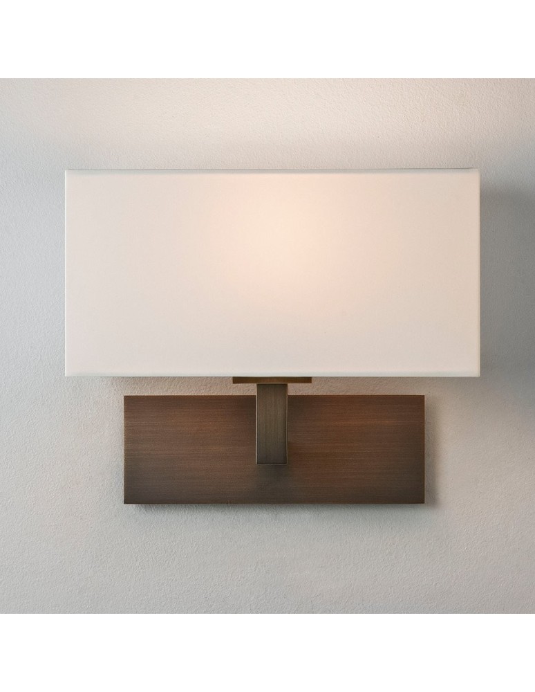 Wall lamps with lampshade - Astro Park Lane Wall Mount 1x60W Max E14 Bronze 1080044 - product kolory-swiatla.pl 1