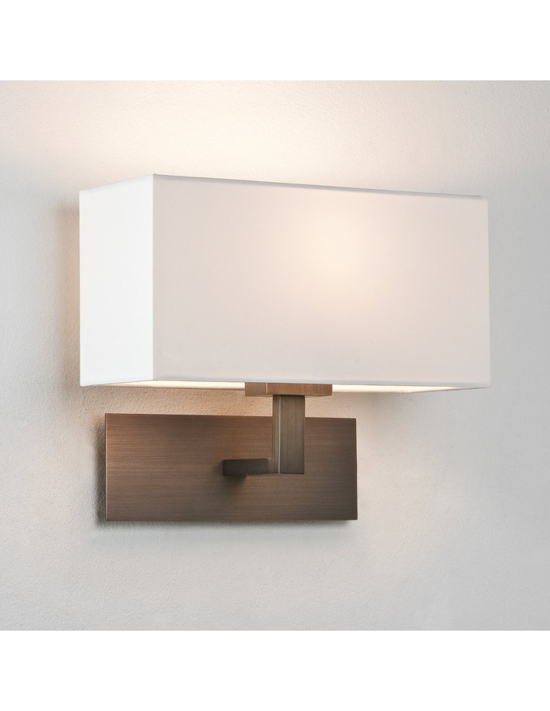 Wall lamps with lampshade - Astro Park Lane Wall Mount 1x60W Max E14 Bronze 1080044 - product kolory-swiatla.pl 2