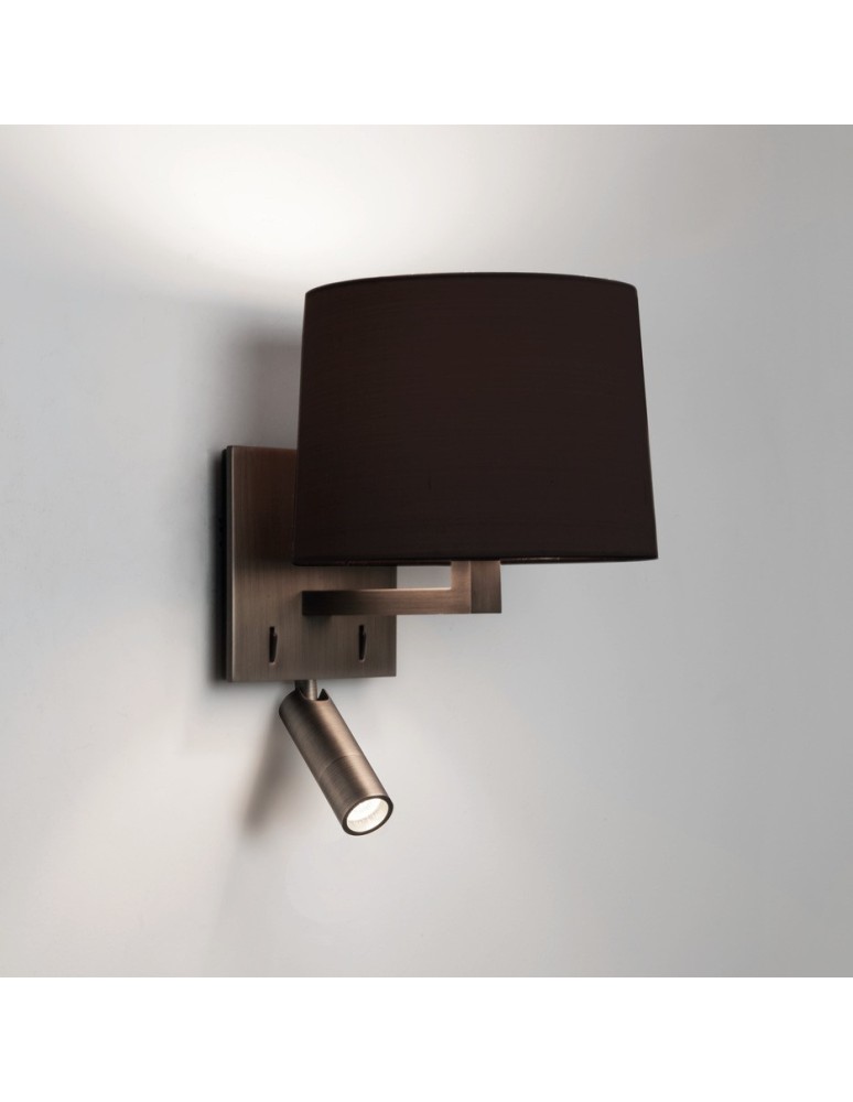 Wall lamps - Astro Azumi Reader LED For Reading 1x60W Max E27 Bronze 1142048 - product kolory-swiatla.pl 1