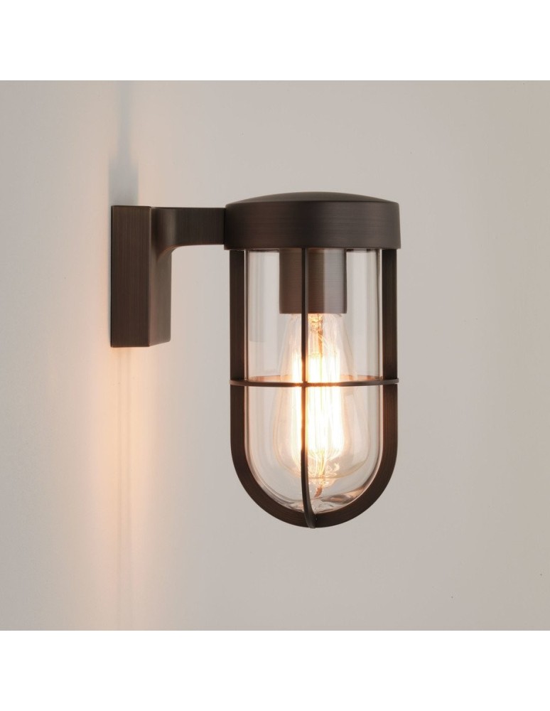 Outdoor wall lamps - Astro Cabin Wall 1x60W Max E27 Bronze IP44 1368025 - product kolory-swiatla.pl 1