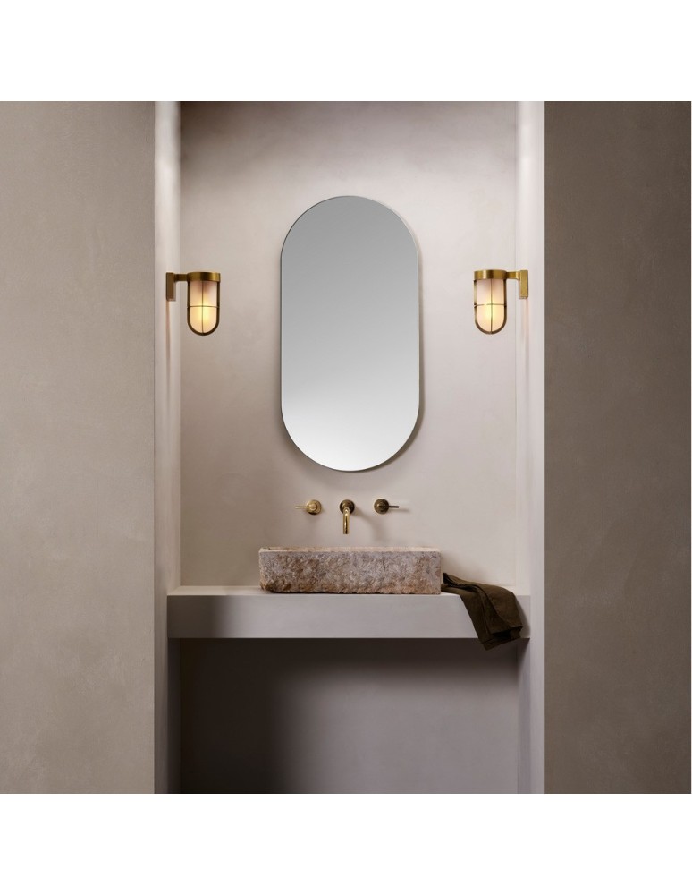 Outdoor wall lamps - Astro Cabin Wall Frosted 1x60W Max E27 Brown IP44 1368026 - product kolory-swiatla.pl 2