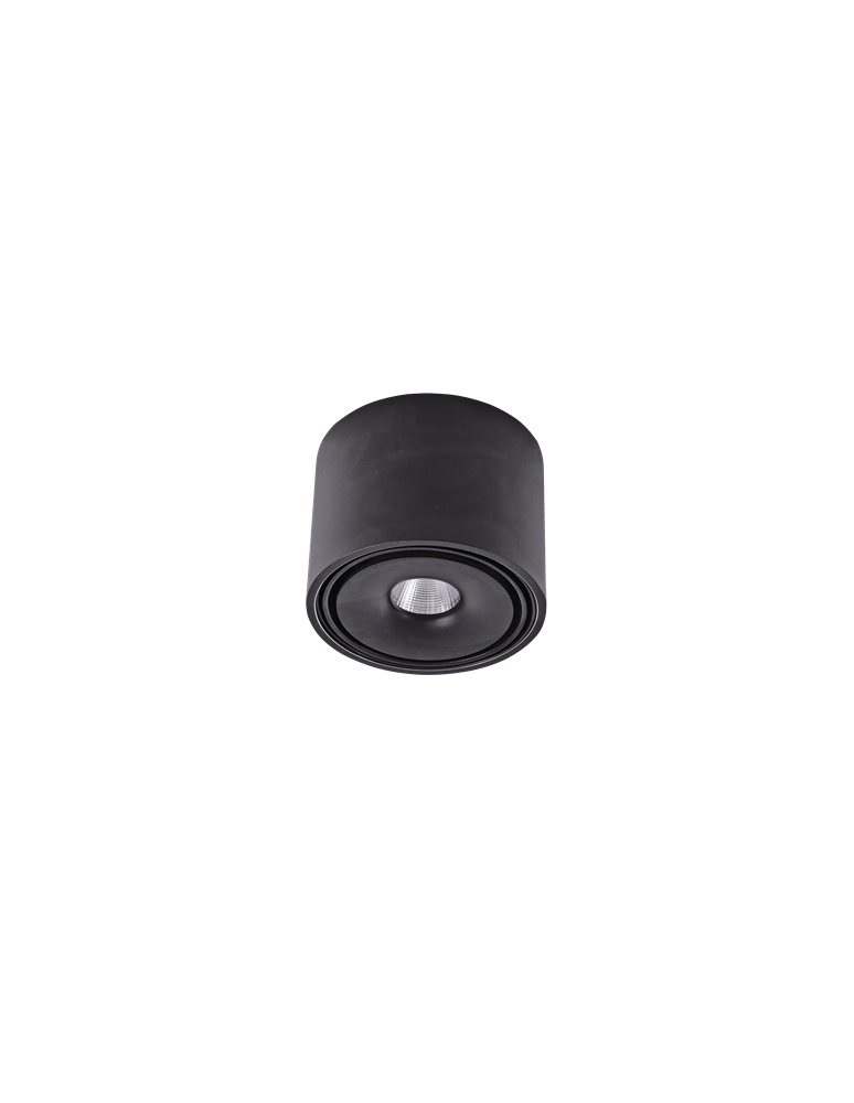 LED ceiling luminaires - Azzardo BOSTON TUBE BLACK 1xLED Surface Mounted Black AZ3468 - product kolory-swiatla.pl 1