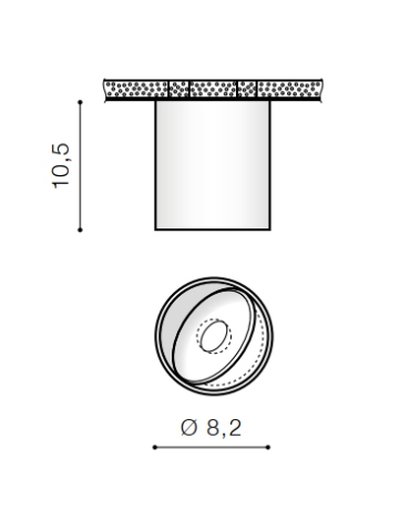 AZzardo BOSTON TUBE 10W 810lm 3000K biały natynkowa AZ3469 - produkt 2