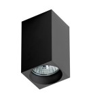 Ceiling luminaires for replaceable light source - Azzardo MINI SQUARE BLACK 1xGU10 Surface Mounted Black AZ1382 - product 1