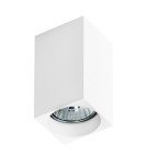 Ceiling luminaires for replaceable light source - Azzardo MINI SQUARE WHITE 1xGU10 Surface Mounted White AZ1381 - product 1