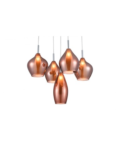 Azzardo AMBER MILANO 5 COPPER 5xG9 Copper Pendant AZ3172 - product 2