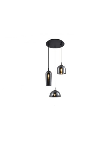 Azzardo BLANCA 3 SMOKY 3xE14 Pendant Smoky AZ3336