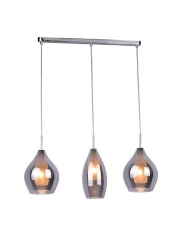Azzardo AMBER MILANO 3 CHROME 3xG9 Chrome Pendant AZ2149