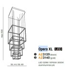 LED pendant lamps - Azzardo OPERA XL BLACK 1xLED Pendant Black AZ3139 - product 3
