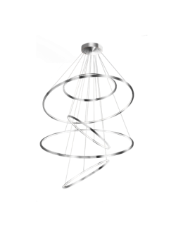 Azzardo WHEEL XXL LED 190W 11400lm 3000K chrom wisząca AZ3417