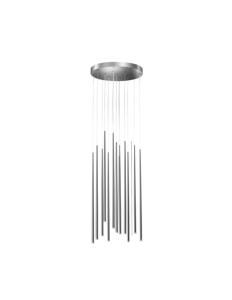 LED pendant lamps - Azzardo LOUISE 12 CH 12xLED Pendant Chrome AZ3422 - product kolory-swiatla.pl 1