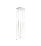 LED pendant lamps - Azzardo LOUISE 12 WH 12xLED Pendant White AZ3421 - product 1