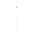LED pendant lamps - Azzardo LOUISE 1 GO 1xLED Pendant Gold AZ3156 - product 1