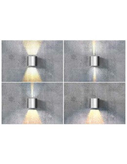 Azzardo LETICIA 2 LED WHITE 1xLED Ścienna Biały IP54 AZ2190 - produkt 2