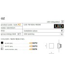 Stair step lighting - Azzardo OZ BLACK 1xLED Recessed Staircase Black AZ3372 - product 3