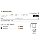 LED ceiling luminaires - Azzardo BOSTON TUBE BLACK 1xLED Surface Mounted Black AZ3468 - product 3