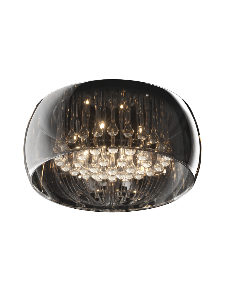 Glamour ceiling lamps - Zuma Line Crystal 50cm C0076-06X-F4FZ Ceiling light. - product kolory-swiatla.pl 1
