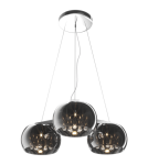Glamour pendant lamps - Zuma Line Crystal Triple P0076-03R-F4FZ Pendant. - product 1