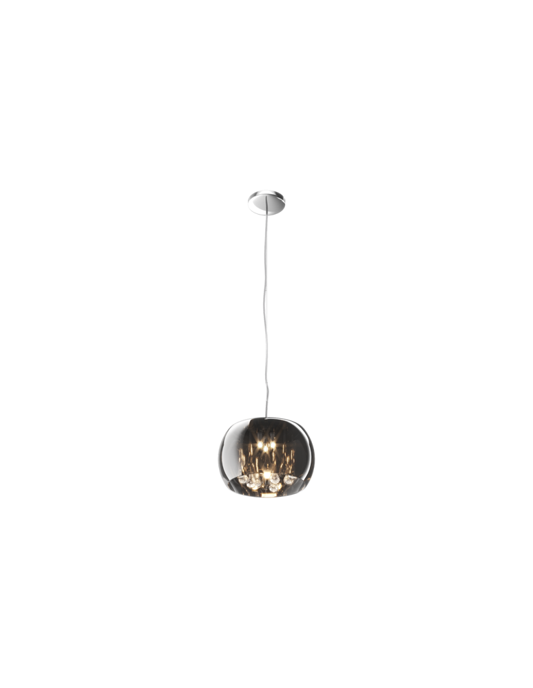 Glamour pendant lamps - Zuma Line Crystal 28cm P0076-03E-F4FZ Pendant. - product kolory-swiatla.pl 1