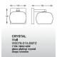 Zuma Line Crystal W0076-01A-B5FZ Wall lamp.