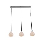 Pendant lamps on a strip - Zuma Line LIBRA White MD2128B-3W Pendant. - product 1