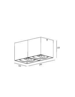 Zuma Line SPOT BOX SL2 89949 Sufitowa - produkt 2