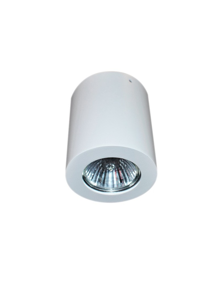 Ceiling luminaires for replaceable light source - Azzardo BORIS WHITE 1xGU10 Surface Mounted White AZ1054 - product kolory-swiatla.pl 1
