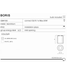 Ceiling luminaires for replaceable light source - Azzardo BORIS WHITE 1xGU10 Surface Mounted White AZ1054 - product 2