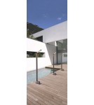 Standing garden lamps - Azzardo AGAPE 60 1xLED Outdoor Pole Dark Grey IP54 AZ3482 - product 2