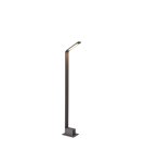 Standing garden lamps - Azzardo AGAPE 60 1xLED Outdoor Pole Dark Grey IP54 AZ3482 - product 1
