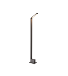 Standing garden lamps - Azzardo AGAPE 80 1xLED Outdoor Pole Dark Grey IP54 AZ3483 - product 1