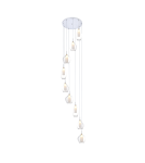 Pendant lamps - Azzardo AMBER MILANO 9 CLEAR 9xG9 Transparent Pendant AZ3102 - product 1