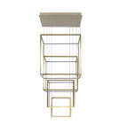 LED pendant lamps - Azzardo OPERA XL GOLD 4xLED Pendant Gold AZ3140 - product 2