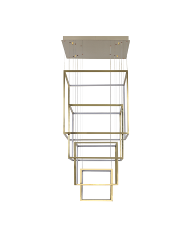 Azzardo OPERA XL GOLD 4xLED Wisząca Złoty AZ3140 - produkt 2