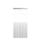 LED pendant lamps - Azzardo LOUISE 14 CH 14xLED Pendant Chrome AZ3426 - product 1