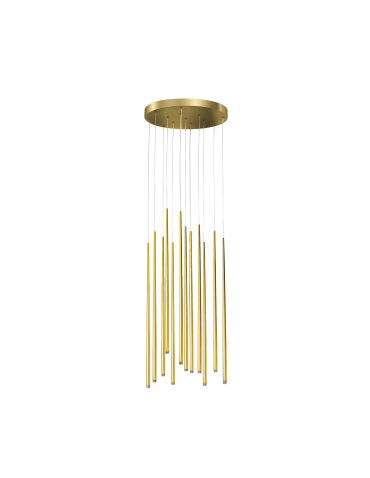 Azzardo LOUISE 12 GO 12xLED Pendant Gold AZ3420