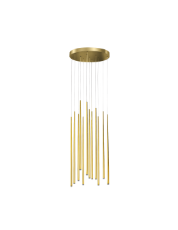 Azzardo LOUISE 12 GO 12xLED Wisząca Złoty AZ3420