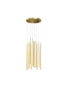 Azzardo LOUISE 12 GO 12xLED Wisząca Złoty AZ3420