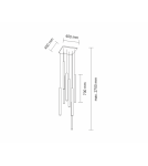 Pendant tube lamps - Shilo YABU 7577 White Pendant - product 2