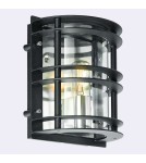Outdoor wall lamps - Norlys Stockholm Wall lamp 1xE27 IP54 Black 226B - product 1