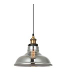 Loft pendant lamps - Italux Hubert 1xE27 Pendant Black Gold MDM-2381/1 GD+SG - product 1
