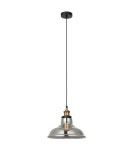 Loft pendant lamps - Italux Hubert 1xE27 Pendant Black Gold MDM-2381/1 GD+SG - product 2