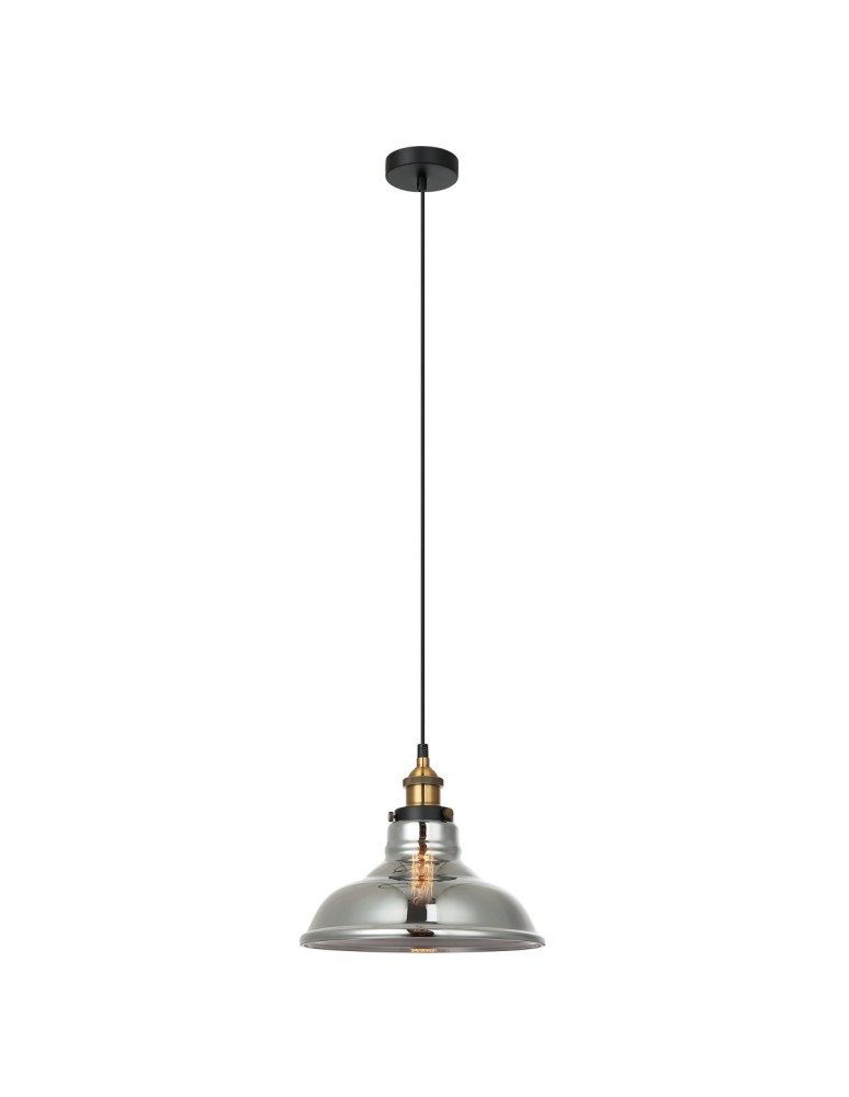 Loft pendant lamps - Italux Hubert 1xE27 Pendant Black Gold MDM-2381/1 GD+SG - product kolory-swiatla.pl 2