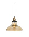 Italux Hubert 1xE27 Pendant Black Gold MDM-2381/1 GD+AMB