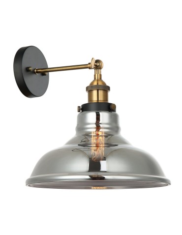 Italux Hubert 1xE27 Wall lamp Black Gold MBM-2381/1 GD+SG