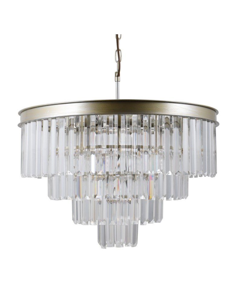 Glamour chandeliers - Italux Verdes 8xE14 Pendant Gold Champagne PND-44372-8-CHMP-GLD - product kolory-swiatla.pl 1