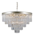 Glamour chandeliers - Italux Verdes 11xE14 Pendant Gold Champagne PND-44372-11-CHMP-GLD - product 1