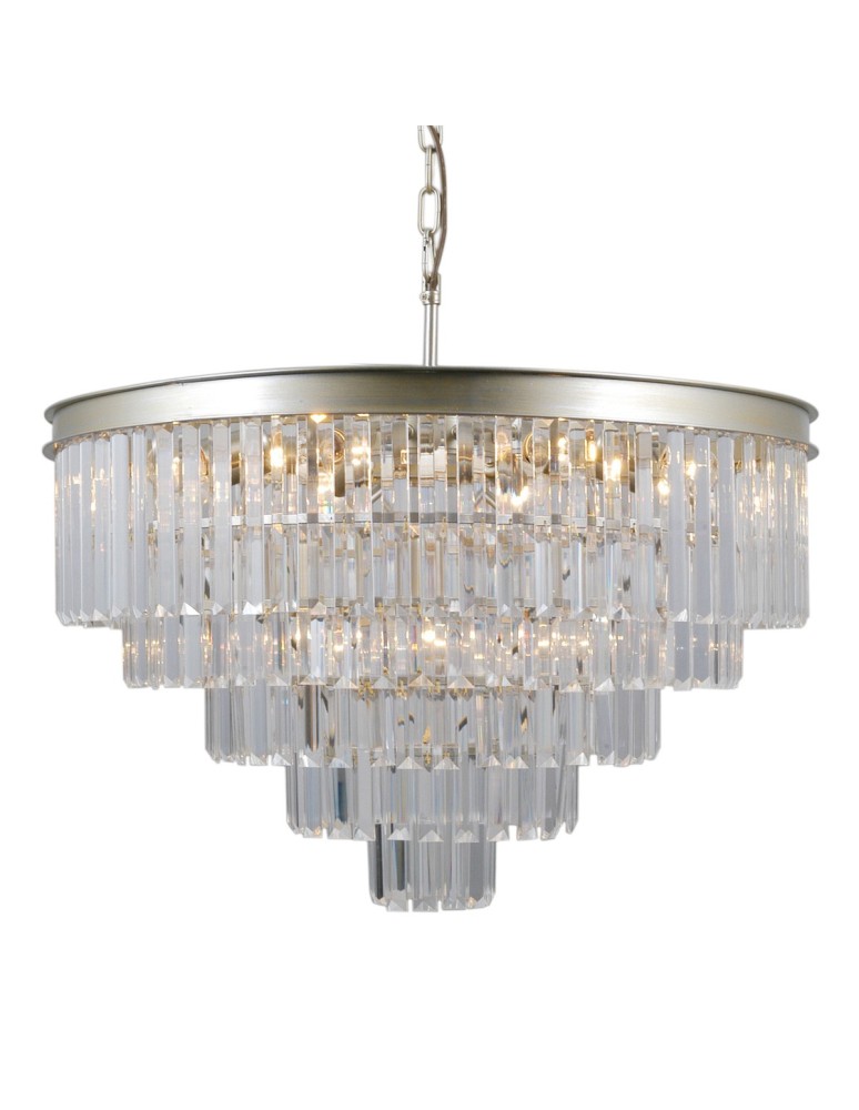 Glamour chandeliers - Italux Verdes 11xE14 Pendant Gold Champagne PND-44372-11-CHMP-GLD - product kolory-swiatla.pl 1
