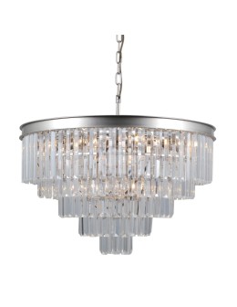 Italux Verdes 11xE14 Wisząca Srebrny PND-44372-11A-SLVR-BRW